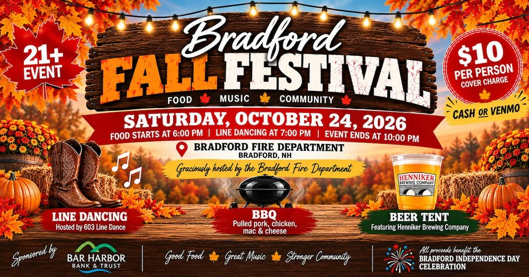 Bradford Fall Festival event flyer